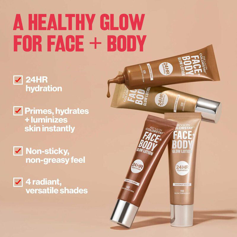 Revlon ColorStay&trade; Face & Body Glow Lotion image number 11
